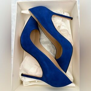Manolo Blahnik Cobalt Blue Heels